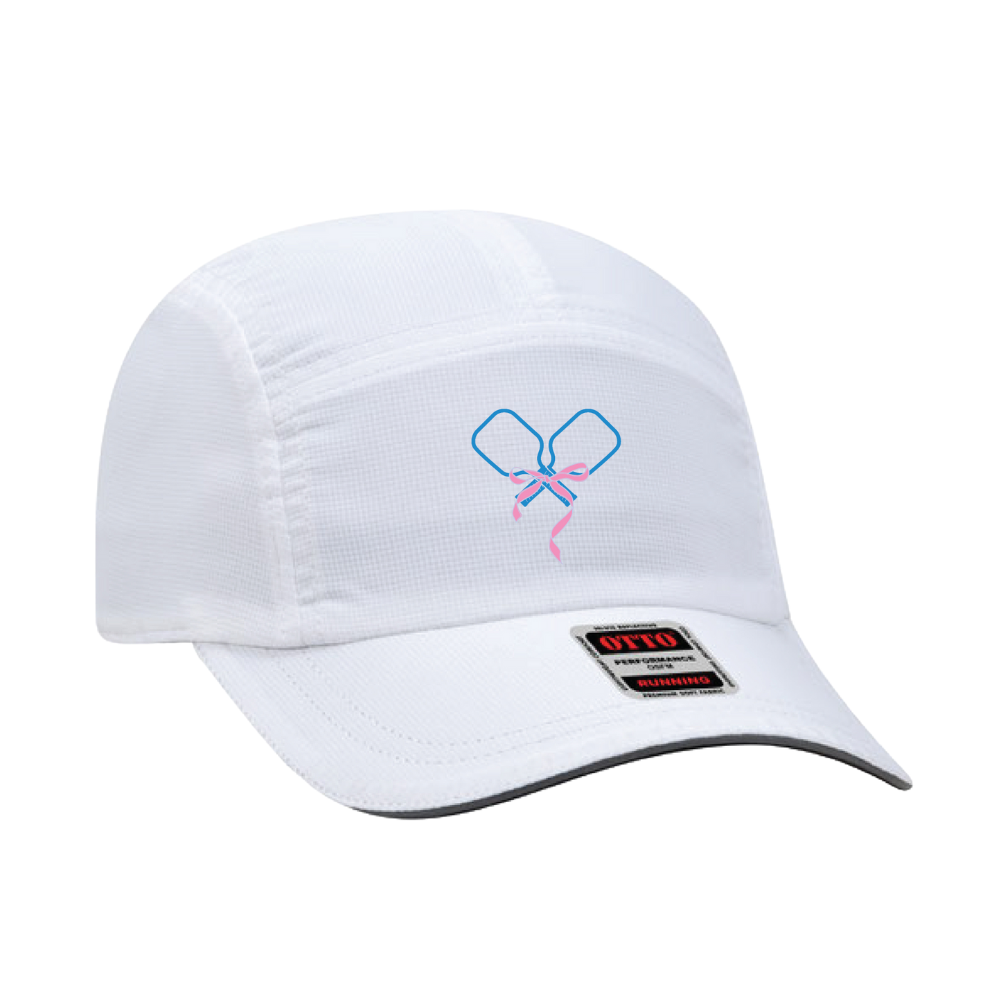 Pickleball | Performance Reflective Sport Cap | Pink Bow