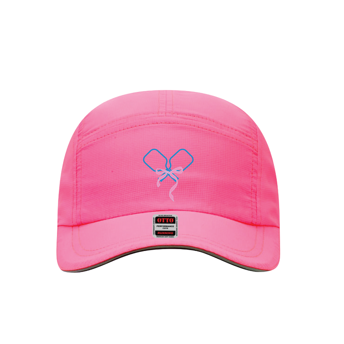 Pickleball | Performance Reflective Sport Cap | Pink Bow