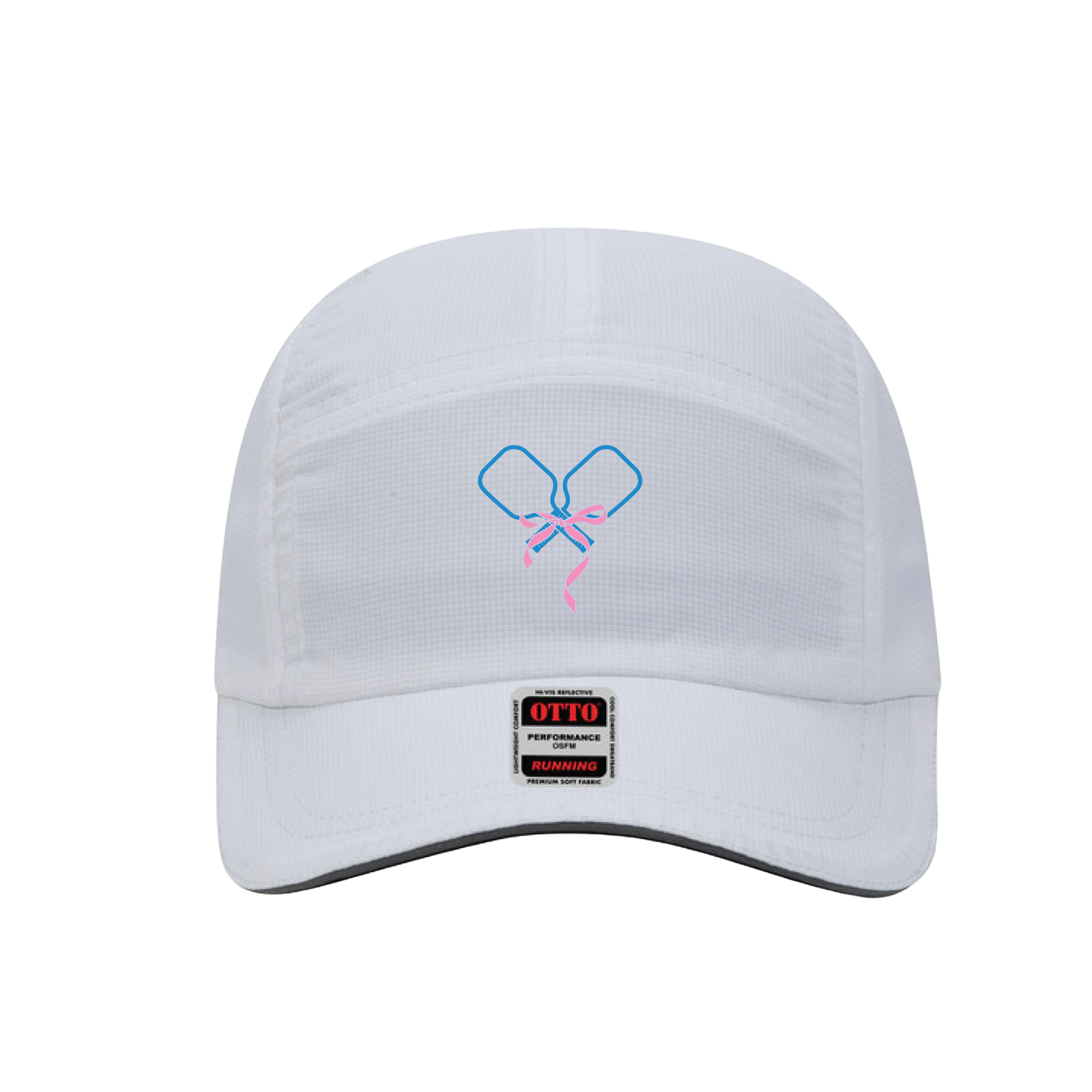 Pickleball | Performance Reflective Sport Cap | Pink Bow